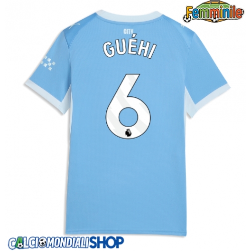 Maglie da calcio Manchester City Marc Guehi #6 Prima Maglia Femminile 2026-27 Manica Corta